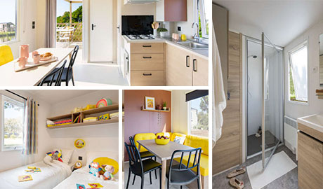 Camping le Roucan West - Mobil-homes | 4-6 personnes | Bien-être 2 chambres