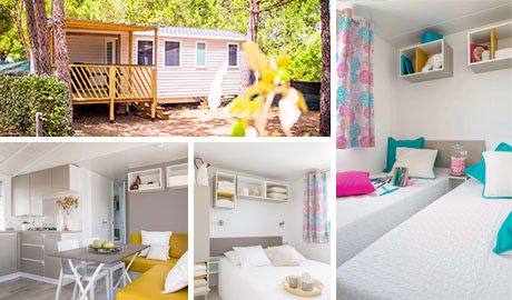 Camping le Roucan West - Mobil-homes | Confort 3 chambres Premium