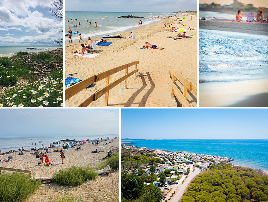 Camping le Roucan West - Accès plage & Pinède